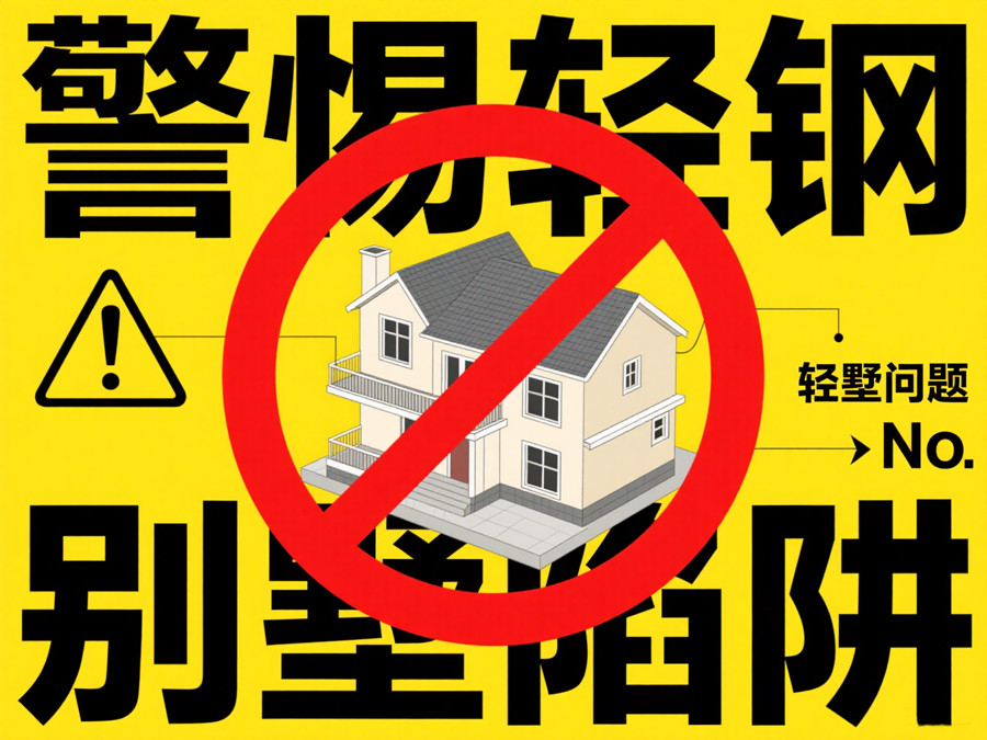 警惕轻钢别墅陷阱